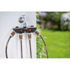 Voorkant -Tuinbenodigdheden 4 weg waterverdeler gardena 2 10