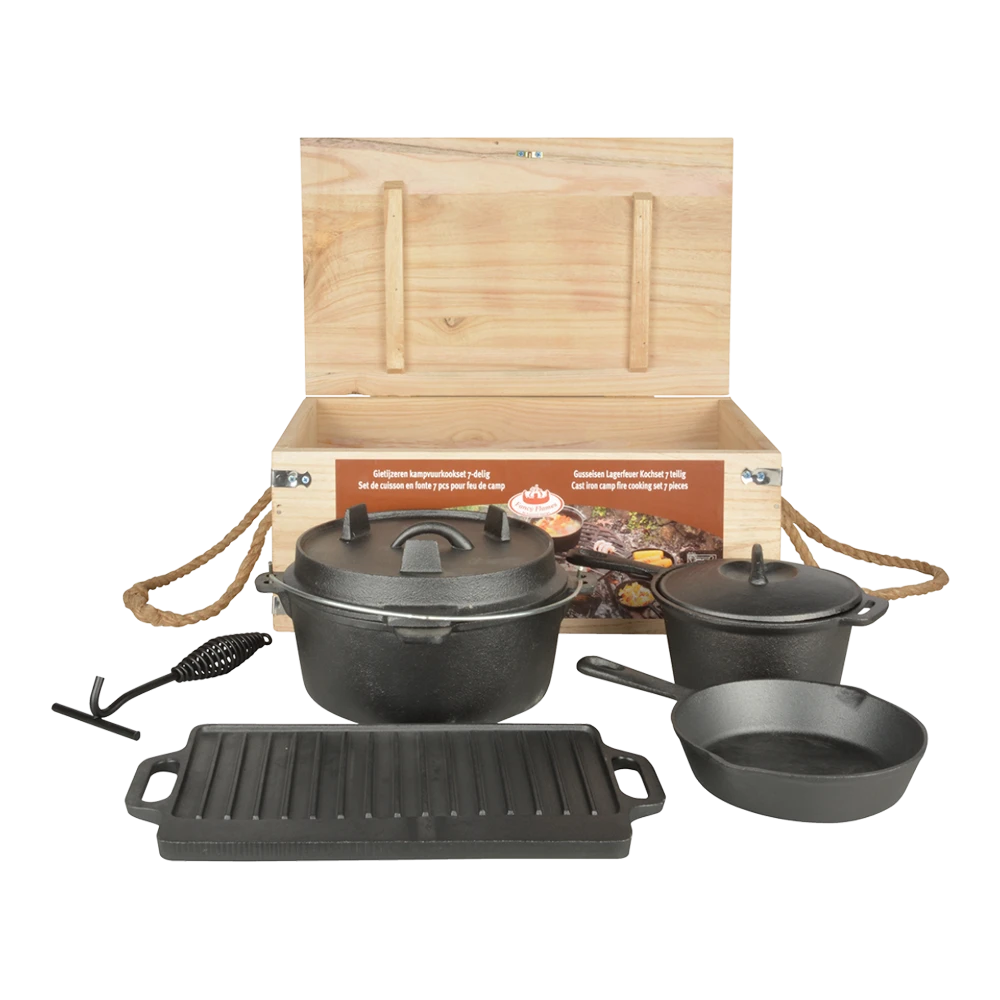 7 Delig Kampvuurkookset - Fancy Flames 3 7 Delig Kampvuurkookset - Fancy Flames