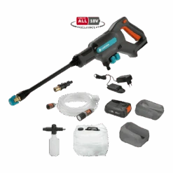Voorkant 35 Accu Medium Drukreiniger AquaClean 24/18 V P4A Premium Set - Gardena