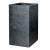 Plantenbak Arizona Cubihi - L22 X B22 X H50cm - Donkergrijs -Tuinbenodigdheden arizona cubihi graphite w22h50 plantenbak 1 6