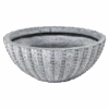 Plantenschaal Arkansas - D45 X H20cm - Lichtgrijs -Tuinbenodigdheden arkansas bowl low washed grey d45h20 bloempot 1 5