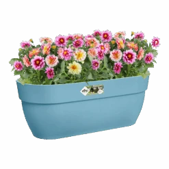 Elho Balkonbak Vibia Campana Easy Hanger Large - Vintage Blauw -Tuinbenodigdheden balkonbak vibia campana easy hanger large vintage blauw balkonbak vintage blauw 4 1