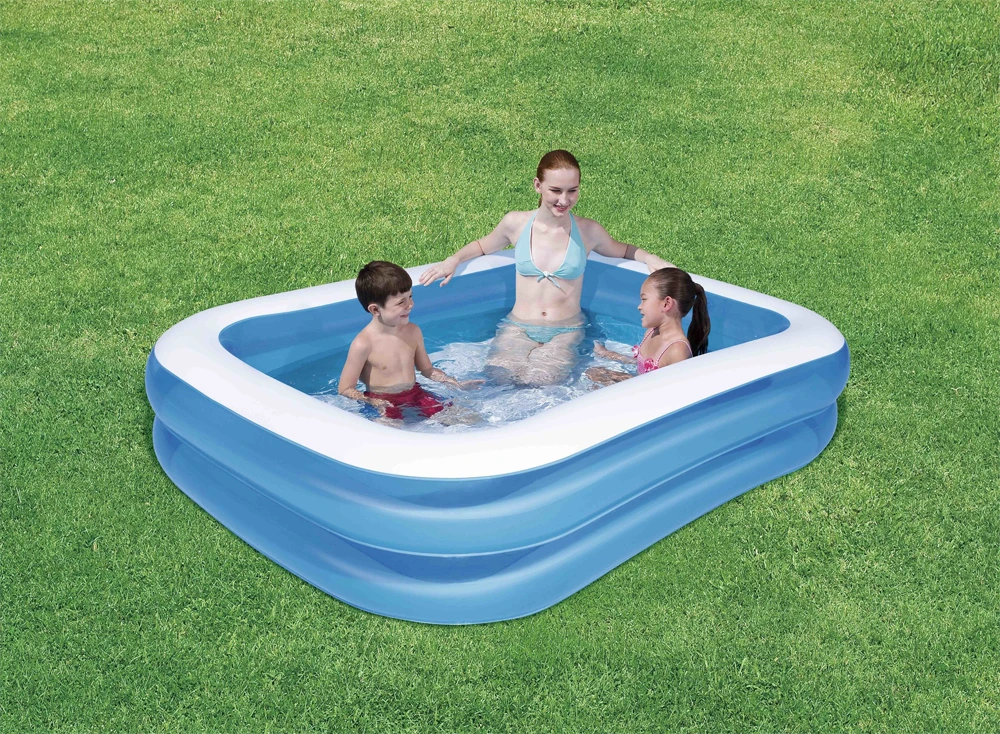 Bestway Opblaasbaar Zwembad - Familie - 211x132x46cm 4 Bestway Opblaasbaar Zwembad - Familie - 211x132x46cm - Afbeelding 2