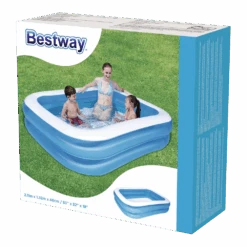 Bestway Opblaasbaar Zwembad - Familie - 211x132x46cm 7 Bestway Opblaasbaar Zwembad - Familie - 211x132x46cm -Tuinbenodigdheden bestway opblaasbaar zwembad familie 211x132x46cm 3