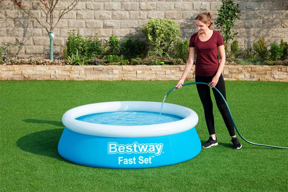 Bestway Opblaasbaar Zwembad - Fast Set - 183x51cm 5 Bestway Opblaasbaar Zwembad - Fast Set - 183x51cm - Afbeelding 3