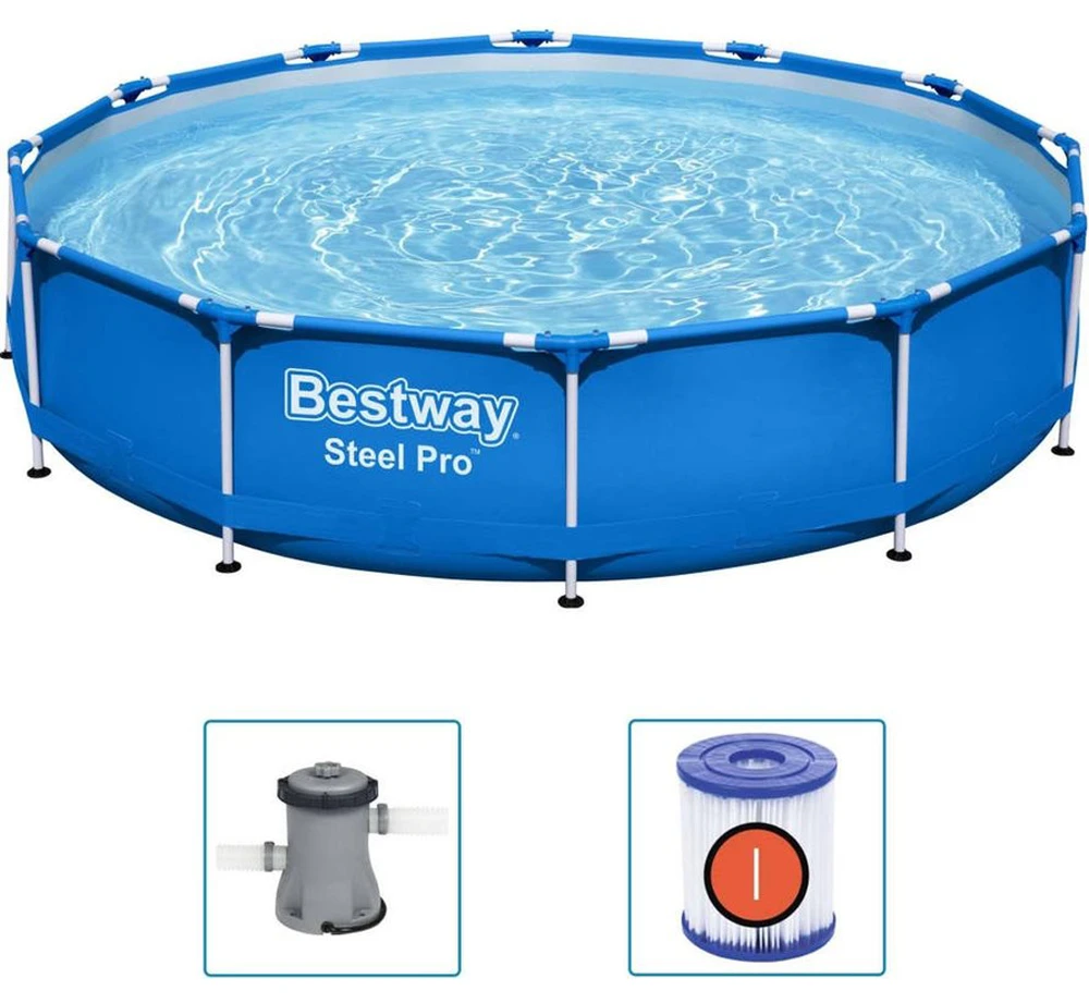 Bestway Zwembad - Steel Pro Max Incl. Filter En Pomp - U00f8366cm - Afbeelding 2