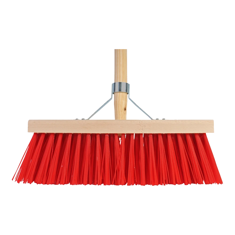 Bezem Kunststof Rood Incl. Steel 35 Cm - TalenTools 4 Bezem Kunststof Rood Incl. Steel 35 Cm - TalenTools - Afbeelding 2