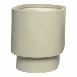 Bloempot Alexis Ovaal - L32 X B20 X H24cm - Beige -Tuinbenodigdheden bloempot alexis ovaal beige bloempot 3 1