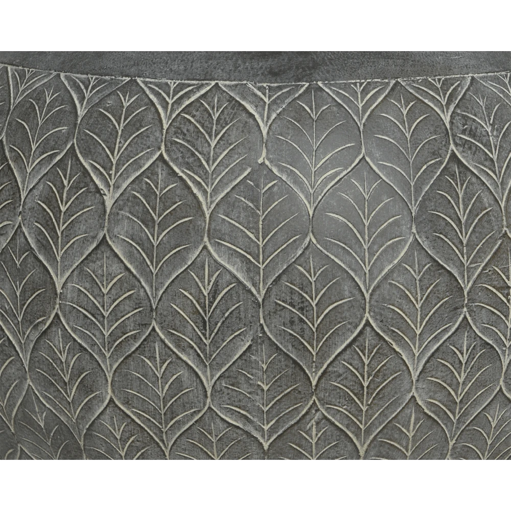 Bloempot Ella - D36 X H27,5cm - Grijs 5 Bloempot Ella - D36 X H27,5cm - Grijs - Afbeelding 3