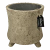 Bloempot Freemont - D24 X H26cm - Cream -Tuinbenodigdheden bloempot freemont d24 x h26cm cream bloempot 1 3