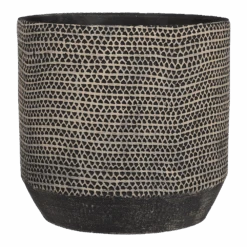 Bloempot Jack - D21 X H19,5cm - Zwart