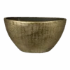 Bloempot Kos Ovaal - L30 X B13 X H17cm - Goud 1 Bloempot Kos Ovaal - L30 X B13 X H17cm - Goud -Tuinbenodigdheden bloempot kos ovaal l30xb13xh17cm goud bloempot 1 1
