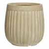 Bloempot Laura - D23 X H23cm - Beige 2 Bloempot Laura - D23 X H23cm - Beige -Tuinbenodigdheden bloempot laura beige bloempot 1
