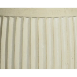 Bloempot Laura - D32 X H32cm - Off White -Tuinbenodigdheden bloempot laura off white bloempot 3