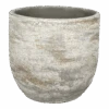 Bloempot Miami - D19 X H17cm - Grijs -Tuinbenodigdheden bloempot miami d19xh17cm grijs bloempot 1