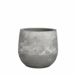 Bloempot Victor - H19 X D21cm - Grijs