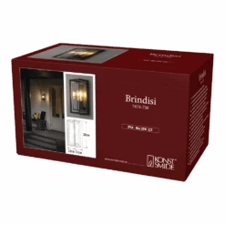 Konstsmide Brindisi Wandlamp 230V 13x26cm E27 Transparant Glas, Max 1x 20W -Tuinbenodigdheden brindisi wandlamp 230v 13x26cm e27 transparant glas max 1x 20w netstroom 5