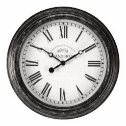 Buitenklok Biarritz - 30cm - Zwart