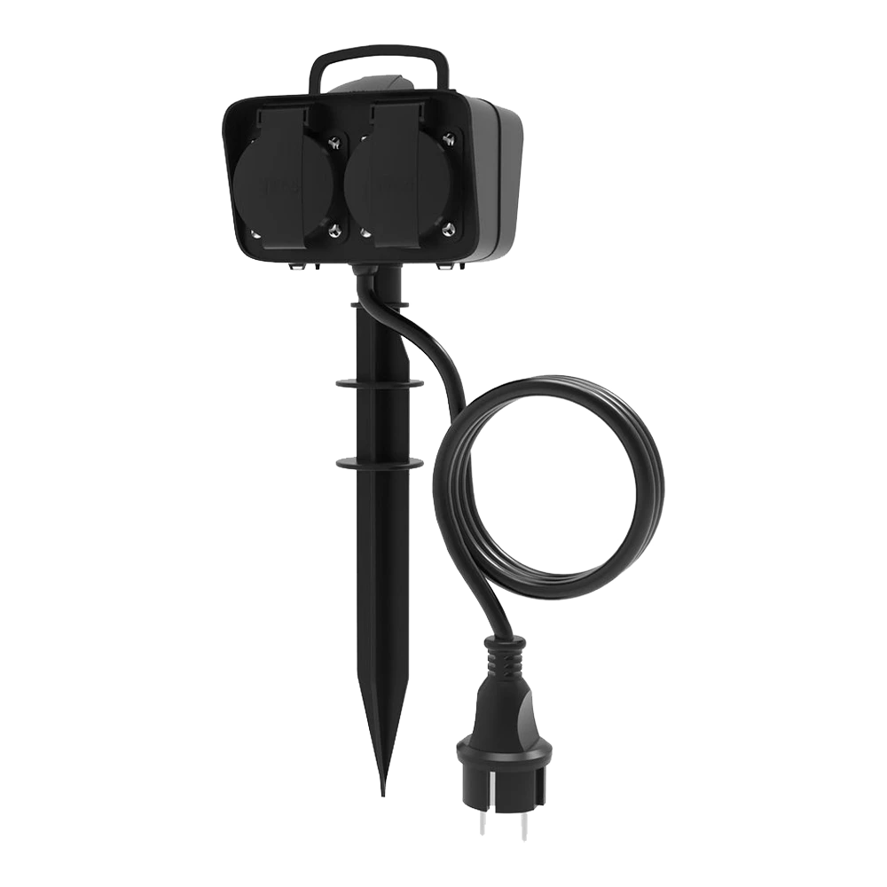 Calex Tuincontactdoos Voor Buiten - 4 Stopcontacten - IP44 3 Calex Tuincontactdoos Voor Buiten - 4 Stopcontacten - IP44