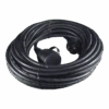 Calex Verlengkabel - Zwart - IP44 - 15m -Tuinbenodigdheden calex verlengkabel zwart ip44 15m netstroom 1