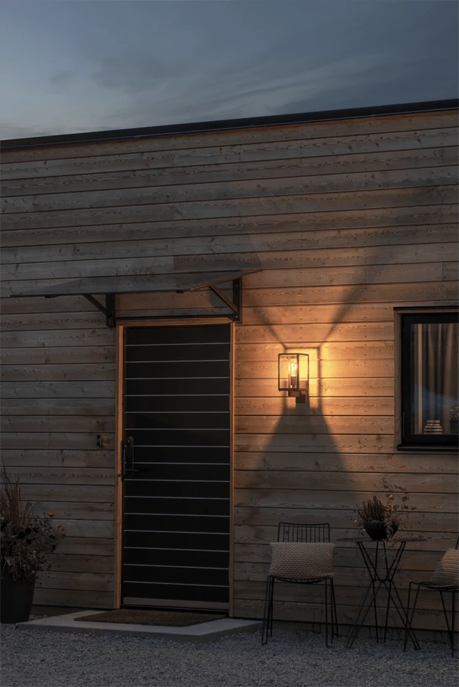 Konstsmide Carpi 230V Staande Buitenlamp Op Of Neerwaarts E27, 16.5x33cm, Transparant Glas, Max 60W - Afbeelding 4