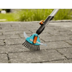 Combisysteem 3in1 Voegenkrabber/borstel - 9cm - Gardena -Tuinbenodigdheden combisysteem 3in1 voegenkrabber borstel 9cm gardena 3 4