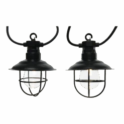 Lumineo Feestverlichting Lichtsnoer - 450cm - 10 LEDS - Warm Wit -Tuinbenodigdheden feestverlichting lichtsnoer 450cm 10 leds warm wit netstroom 3 3