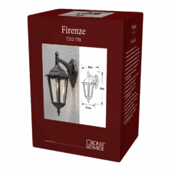 Konstsmide Firenze 230V Wandlamp Neerwaarts 48cm, E27 Max 1x 100W -Tuinbenodigdheden firenze 230v wandlamp neerwaarts 48cm e27 max 1x 100w netstroom 3