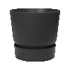 Elho Bloempot Greenville Rond 40cm - Living Black 1 Elho Bloempot Greenville Rond 40cm - Living Black -Tuinbenodigdheden greenville rond 40cm bloempot living black 1 7