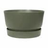 Plantenschaal Elho Greenville 33cm - Bladgroen -Tuinbenodigdheden greenville schaal 33cm bloempot bladgroen 1 8