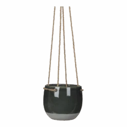 Hangpot Resa - D13,5 X H11,5cm - Donkergrijs