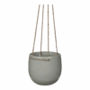 Hangpot Resa - D18,5 X H17cm - Lichtgrijs -Tuinbenodigdheden hangpot resa d18 5 x h17cm lichtgrijs hangpot 1 1