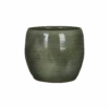 Bloempot Lester - D20 X H18cm - Groen 2 Bloempot Lester - D20 X H18cm - Groen -Tuinbenodigdheden lester pot rond groen h18xd20cm bloempot 1 4