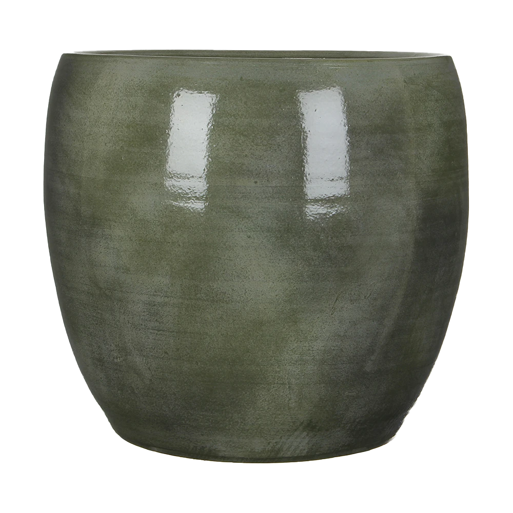 Bloempot Lester - D38 X H35cm - Groen 3 Bloempot Lester - D38 X H35cm - Groen