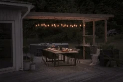 Lichtsnoer Feestverlichting Edison LED Koppelbaar + Dimbaar - Startset - 10m - 10 LED's - Konstsmide -Tuinbenodigdheden lichtsnoer feestverlichting edison led koppelbaar dimbaar startset 10m 10 led s 4