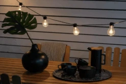 Lichtsnoer Feestverlichting Peer LED Koppelbaar + Dimbaar - Startset - 10m - 20 LED's - Konstsmide -Tuinbenodigdheden lichtsnoer feestverlichting peer led koppelbaar dimbaar startset 10m 20 led s 4