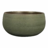 Plantenschaal Lydia - D28 X H13cm - Shiny Green -Tuinbenodigdheden plantenschaal lydia d28 x h13cm shiny green plantenschaal 1