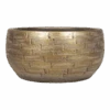 Plantenschaal Steef - D32 X H15cm - Industrieel Goud -Tuinbenodigdheden plantenschaal steef d32 x h15cm industrieel goud plantenschaal 1 1
