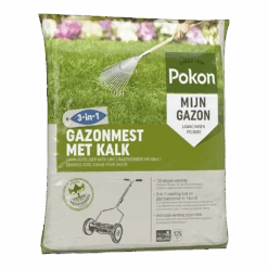 Pokon Gazonmest Met Kalk 8,4kg Voor 125mu00b2 - Gazonmeststof, Gazonkalk