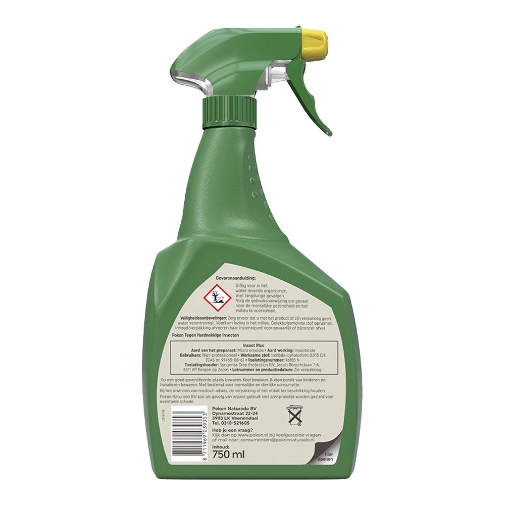 Pokon Tegen Hardnekkige Insecten Insect-Plus Kant En Klaar Spray 750ml - Insecten En Ongedierte - Afbeelding 2