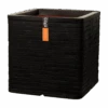 Capi Plantenbak Vierkant Nature Row NL - L40 X B40 X H40cm - Zwart -Tuinbenodigdheden pot vierkant row nl 40x40x40 zwart plantenbak 1 4