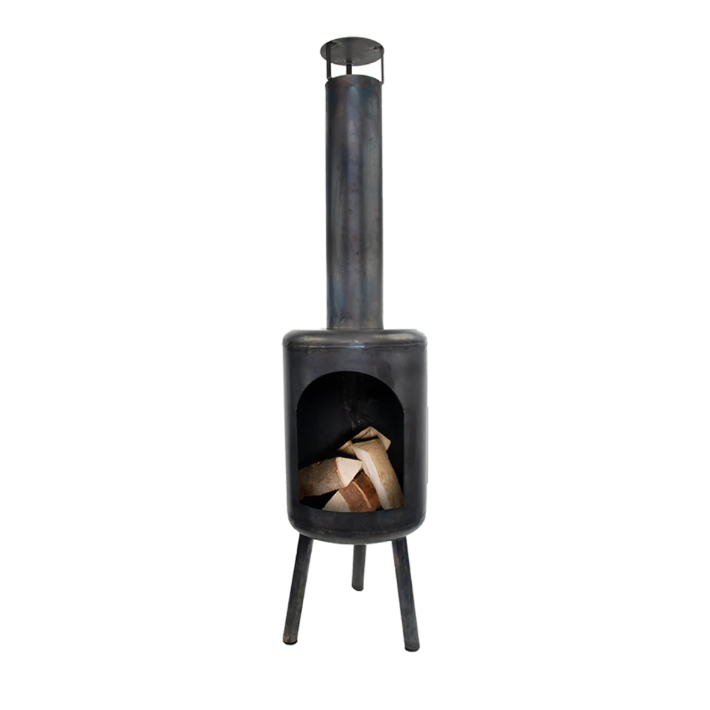 Ronde Terraskachel - Fancy Flames 3 Ronde Terraskachel - Fancy Flames