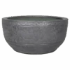 Plantenschaal Fien - D24 X H12cm - Antraciet -Tuinbenodigdheden schaal fien d24 h12cm industrieel zwart bloempot 1 7