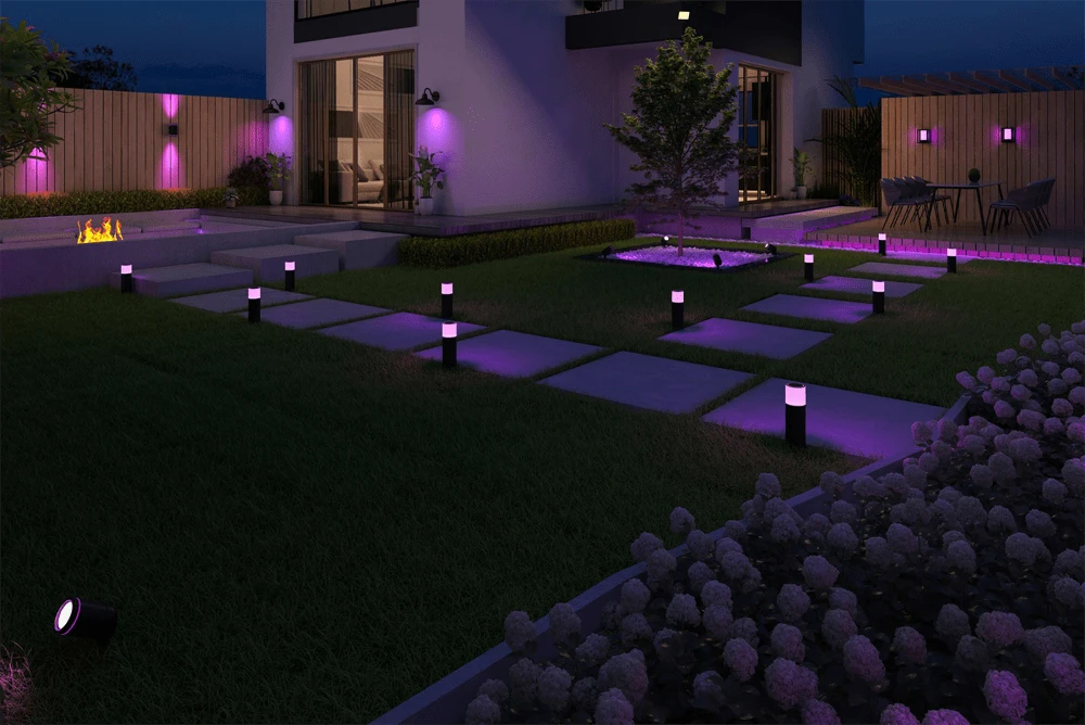 Calex Smart Outdoor Classic Wandlamp RGB CCT - 4W 380lm 6 Calex Smart Outdoor Classic Wandlamp RGB CCT - 4W 380lm - Afbeelding 4