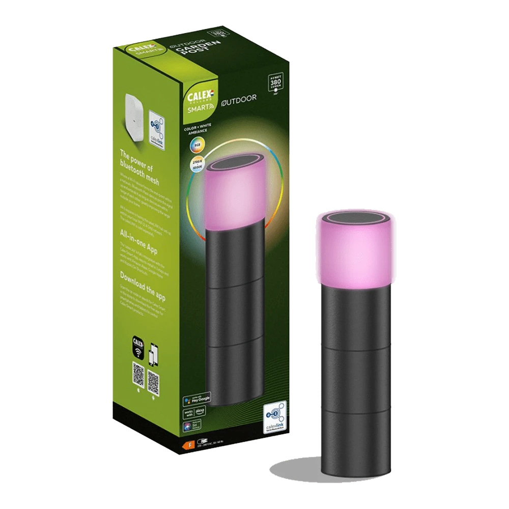 Calex Smart Outdoor Tuinnpost RGB CCT - 4W 380lm 3 Calex Smart Outdoor Tuinnpost RGB CCT - 4W 380lm