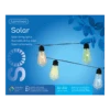 Lumineo Solar Feestverlichting Lichtsnoer - Flashing Effect - 180cm - 10 LEDS - Multi -Tuinbenodigdheden solar feestverlichting lichtsnoer flashing effect 180cm 10 leds multi solar 1 3