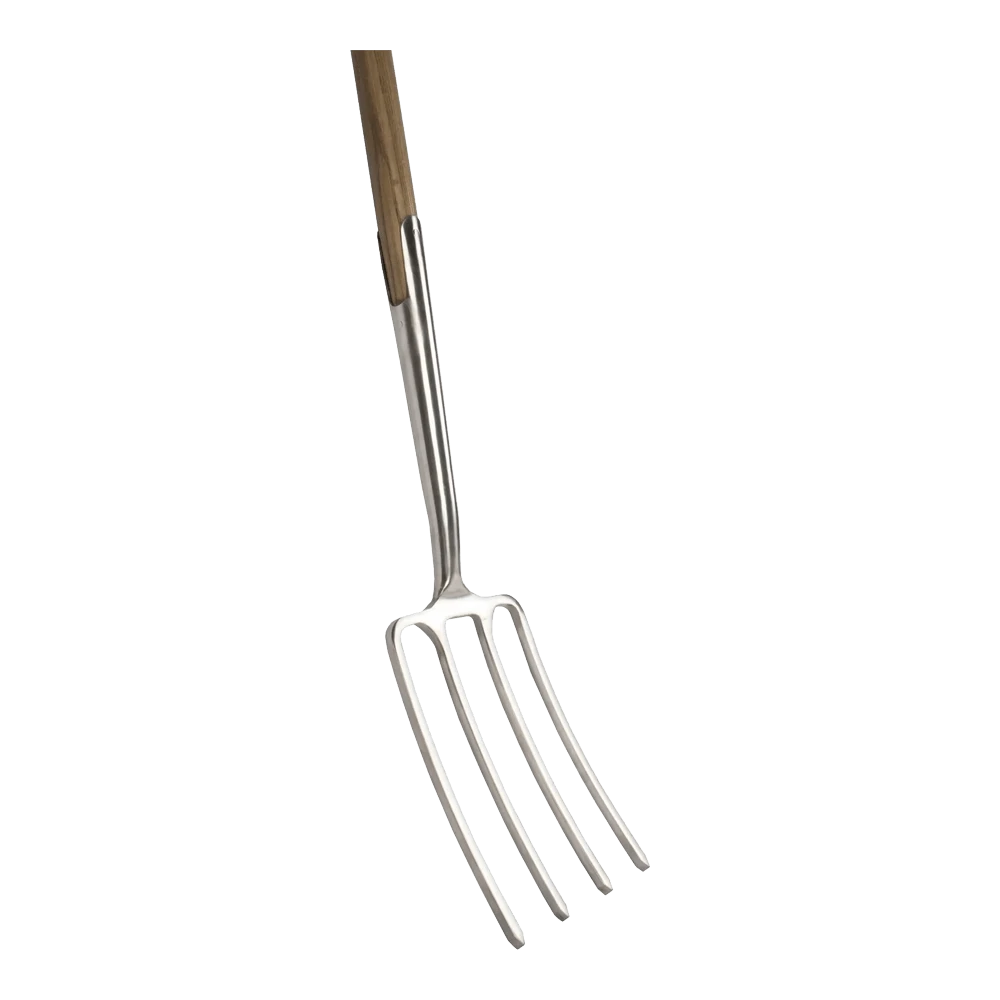 Spitvork RVS FSC Hout - Dutch Garden 3 Spitvork RVS FSC Hout - Dutch Garden