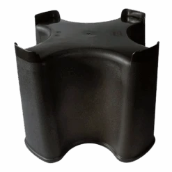 Standaard Voor Nature Regenton Slimline 100L - Zwart - H30,5xu00d843,5cm - Nature