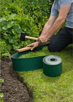 Tuinborderrand PE Groen 3mm - 10x0,15m - Nature -Tuinbenodigdheden tuinborderrand pe groen 3mm 10x0 15m nature 4