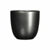 Bloempot Tusca - D25 X H23cm - Antraciet -Tuinbenodigdheden tusca pot rond antraciet h23xd25cm bloempot 1 4